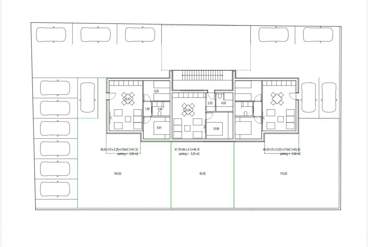brodarica - novogradnja, dvosobni stan, s3 p = 67,42 m2 - slika 13