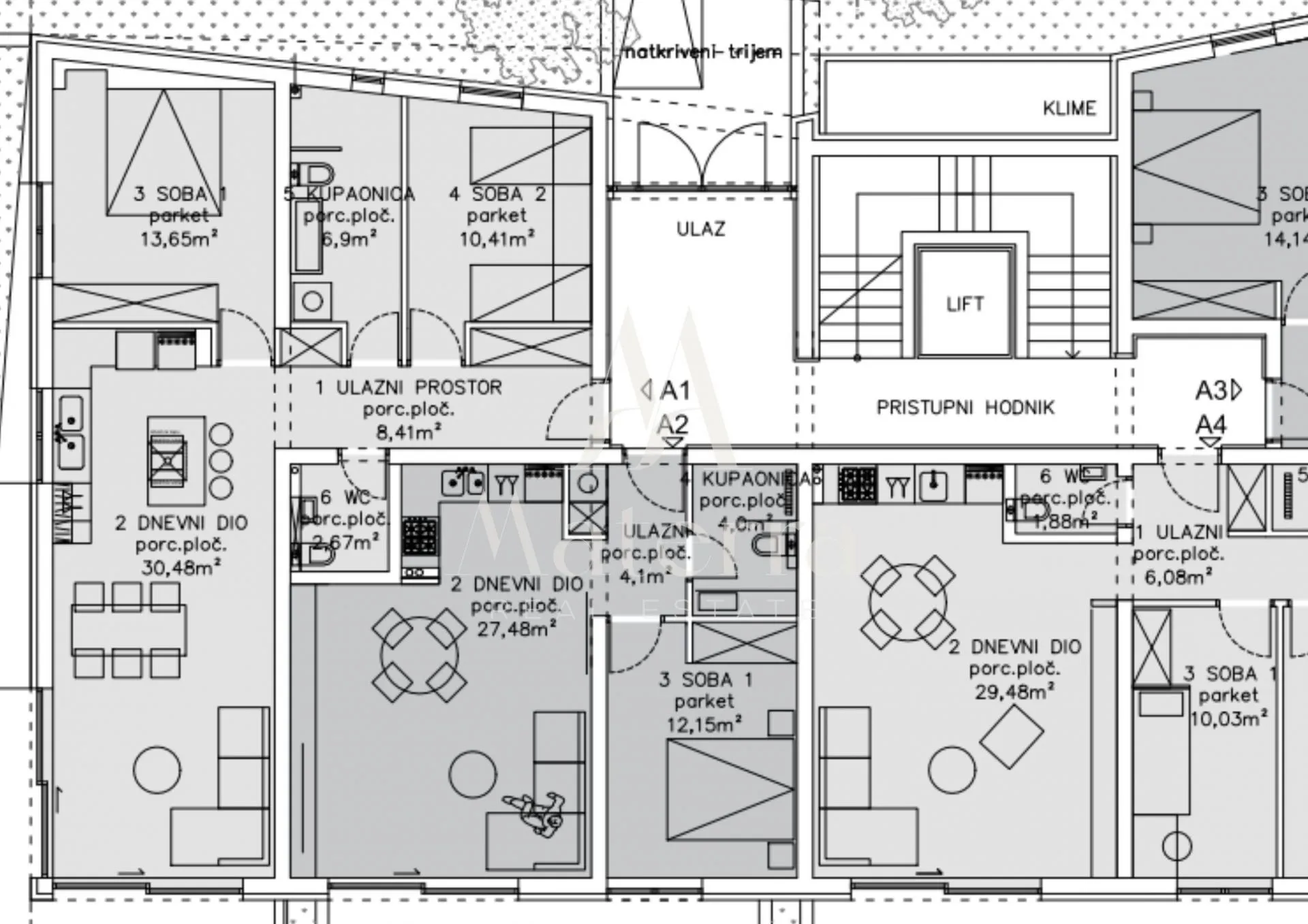 primošten/ moderna novogradnja s pogledom (95,67m2 - a1) - slika 19