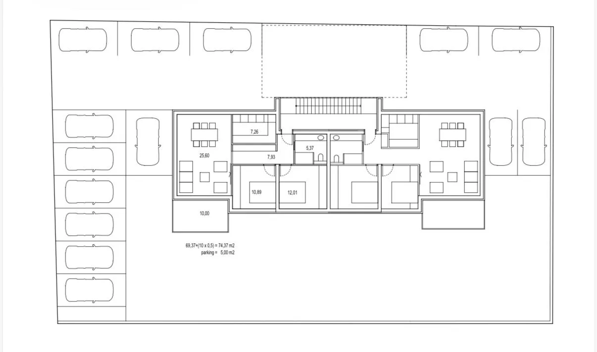 brodarica- novogradnja, stanovi od 67,42m2 - 79,37m2, - slika 17
