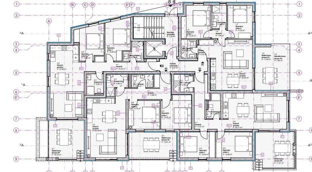 vodice-novogradnja, prizemlje s4 p=83,73 m² - slika 19