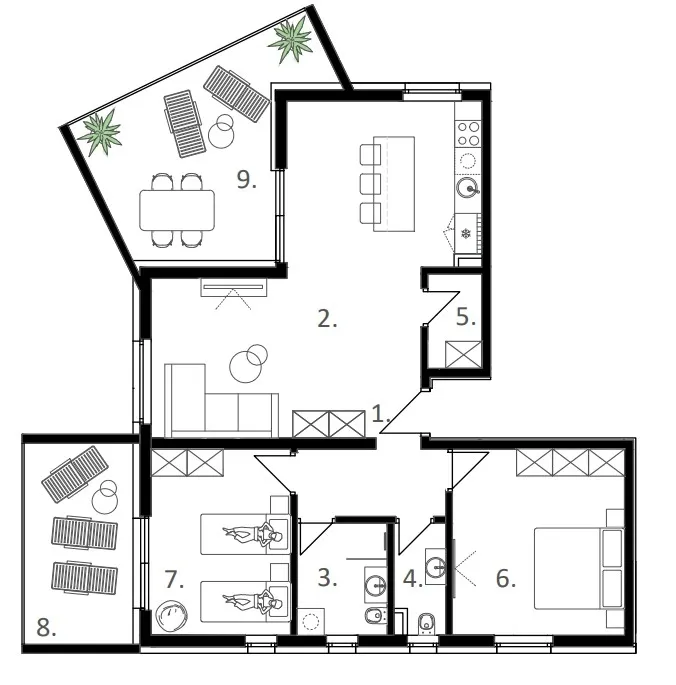 vodice - novogradnja, stanovi od 41,20 do 104.20 m2 - slika 18