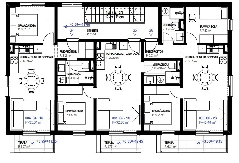 rogoznica- novogradnja, stanovi od 36,79 m2 - 75,94m2, 210 m od mora - slika 15