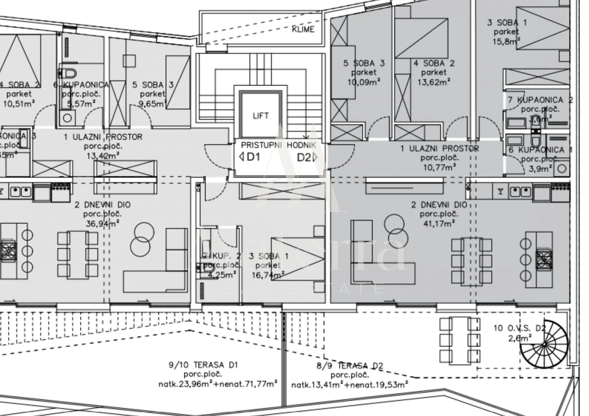 primošten/ moderna novogradnja s pogledom (123,13m2 - d2) - slika 18