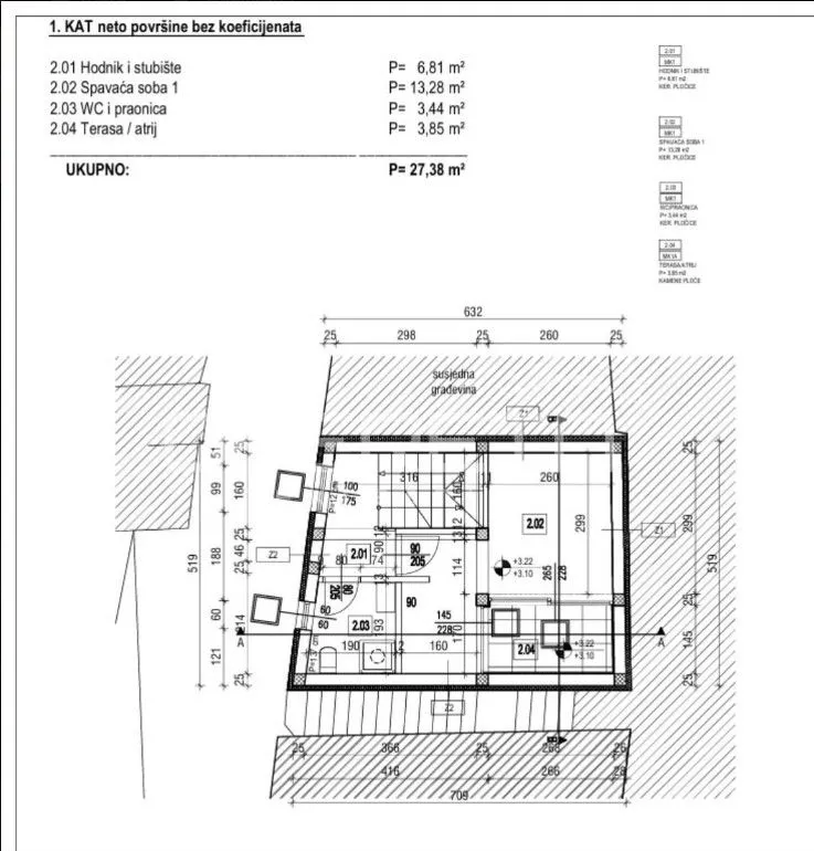 centar, šibenik - novogradnja p = 71.75 m2 - slika 14