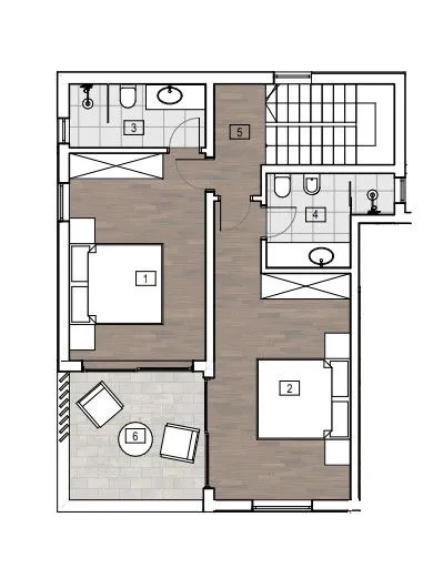 primošten - kuća u nizu s1, p =146.57 m² - slika 9