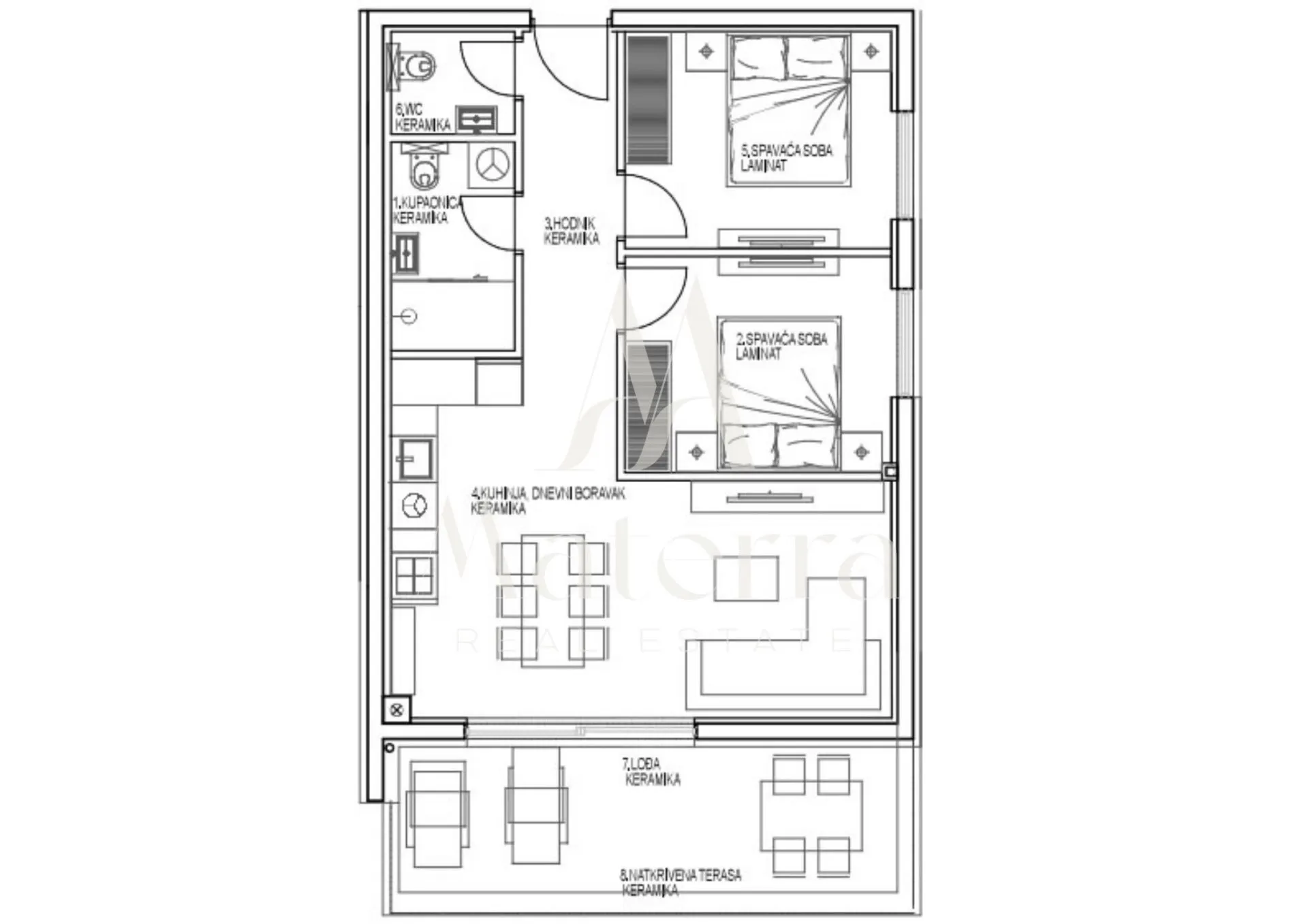 primošten, lux novogradnja/ s8, 1.kat, 64,84 m2 - slika 16