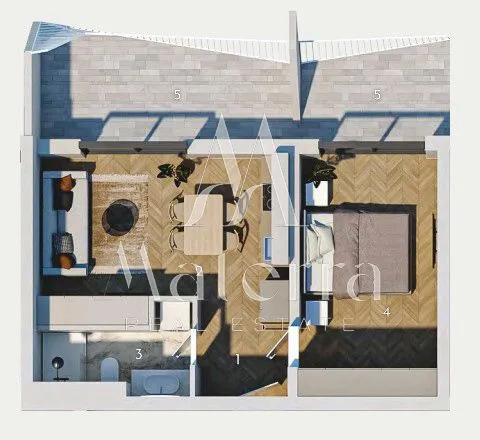 duilovo- novogradnja, 1-soban stan, prizemlje, 52.80 m2 - slika 2