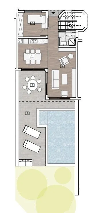 primošten - kuća u nizu s2, p =144.87 m² - slika 8