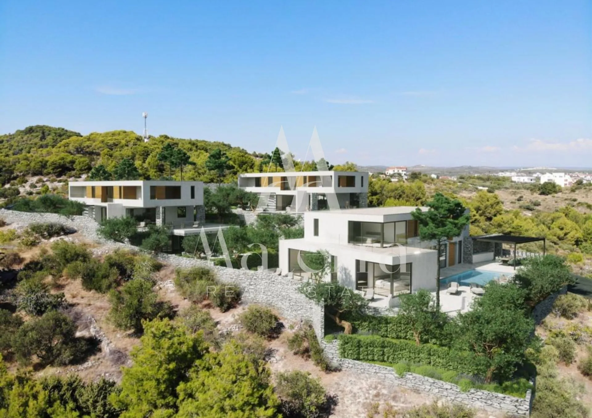 vodice, luskuzna vila (1) sa bazenom i panoramskim pogledom - slika 2