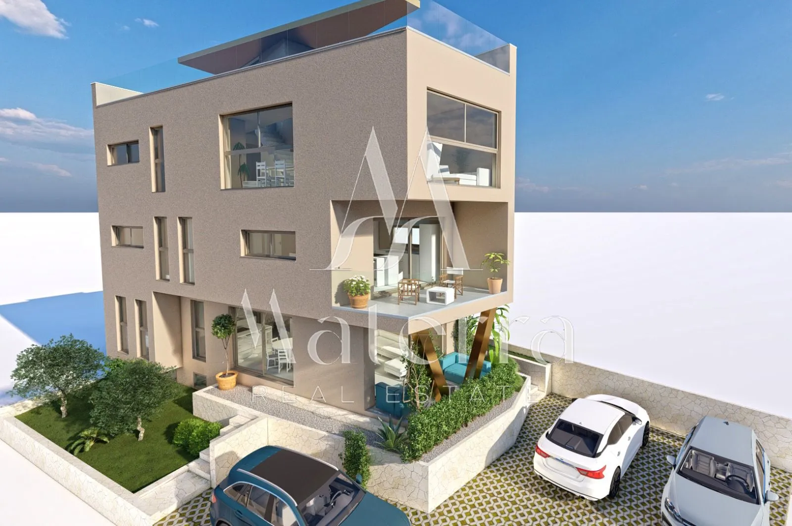 crnica/šibenik - 2-sobni stan, novogradnja, prizemlje - slika 2