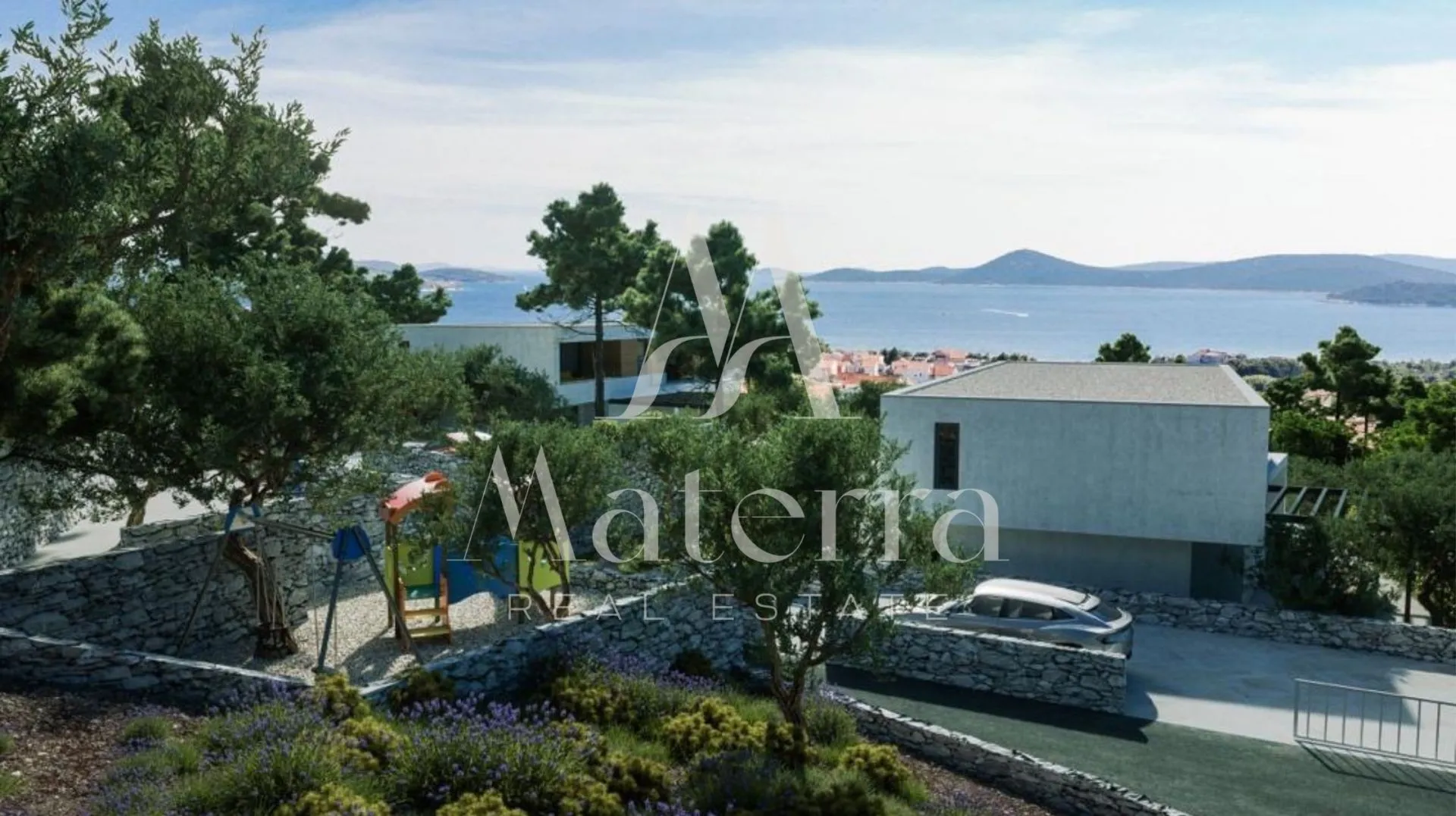 vodice, vila (2) sa bazenom i panoramskim pogledom - slika 9