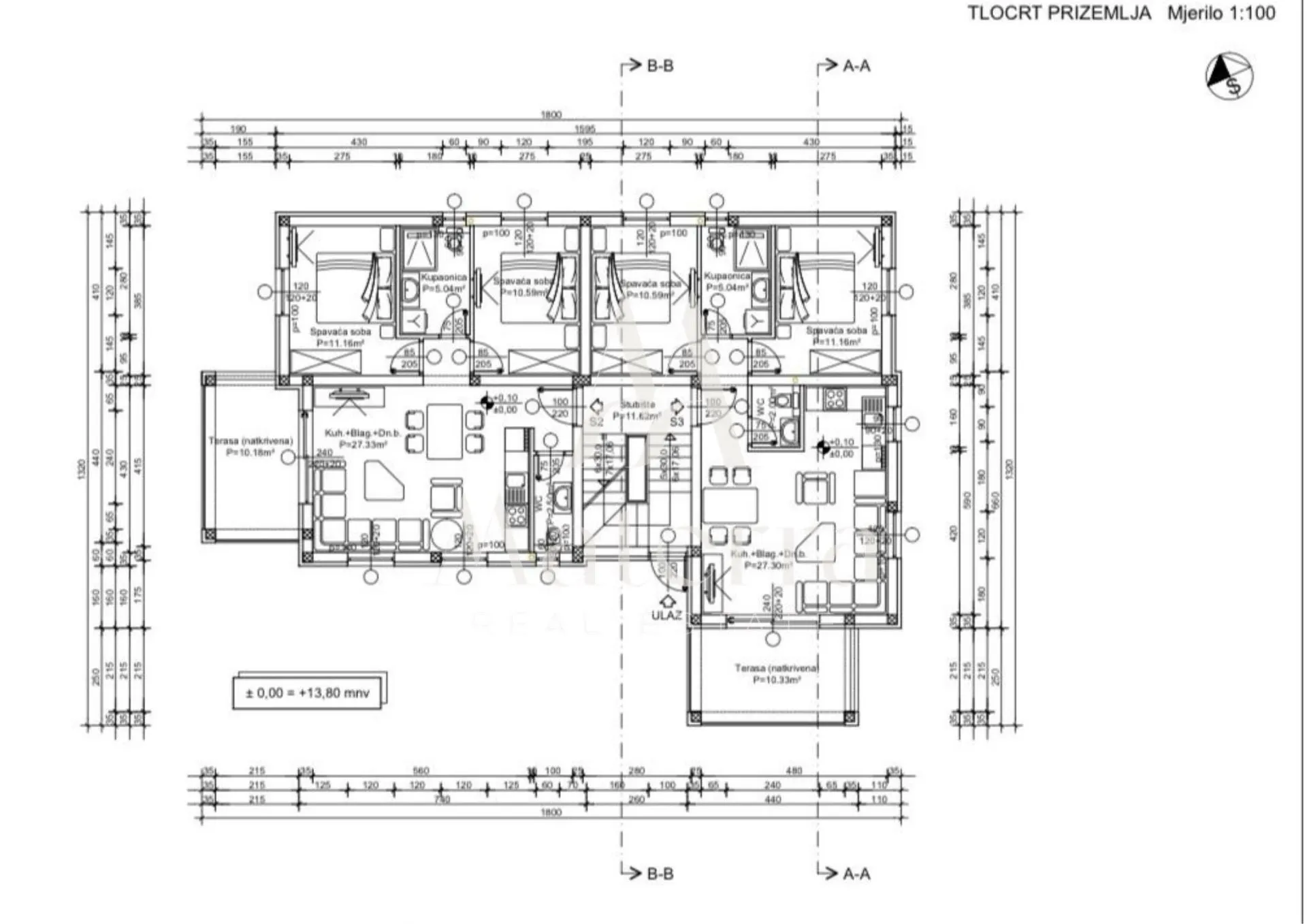 rogoznica, stan(s3) 66,42m2, lux stanovi u novogradnji, 70m od mora - slika 7