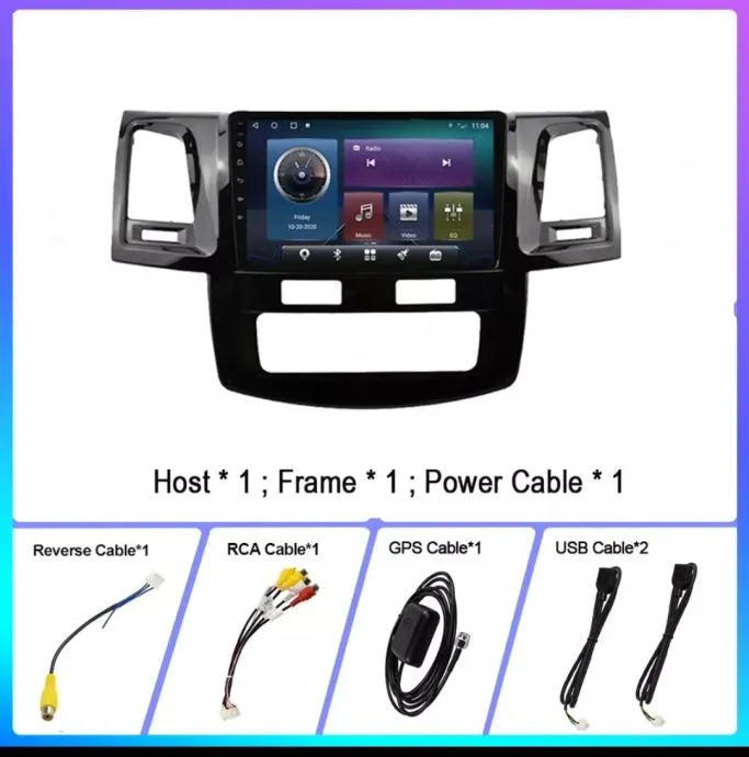 toyota hilux 2007 - 2015 original multimedija android navigacija gps - slika 4