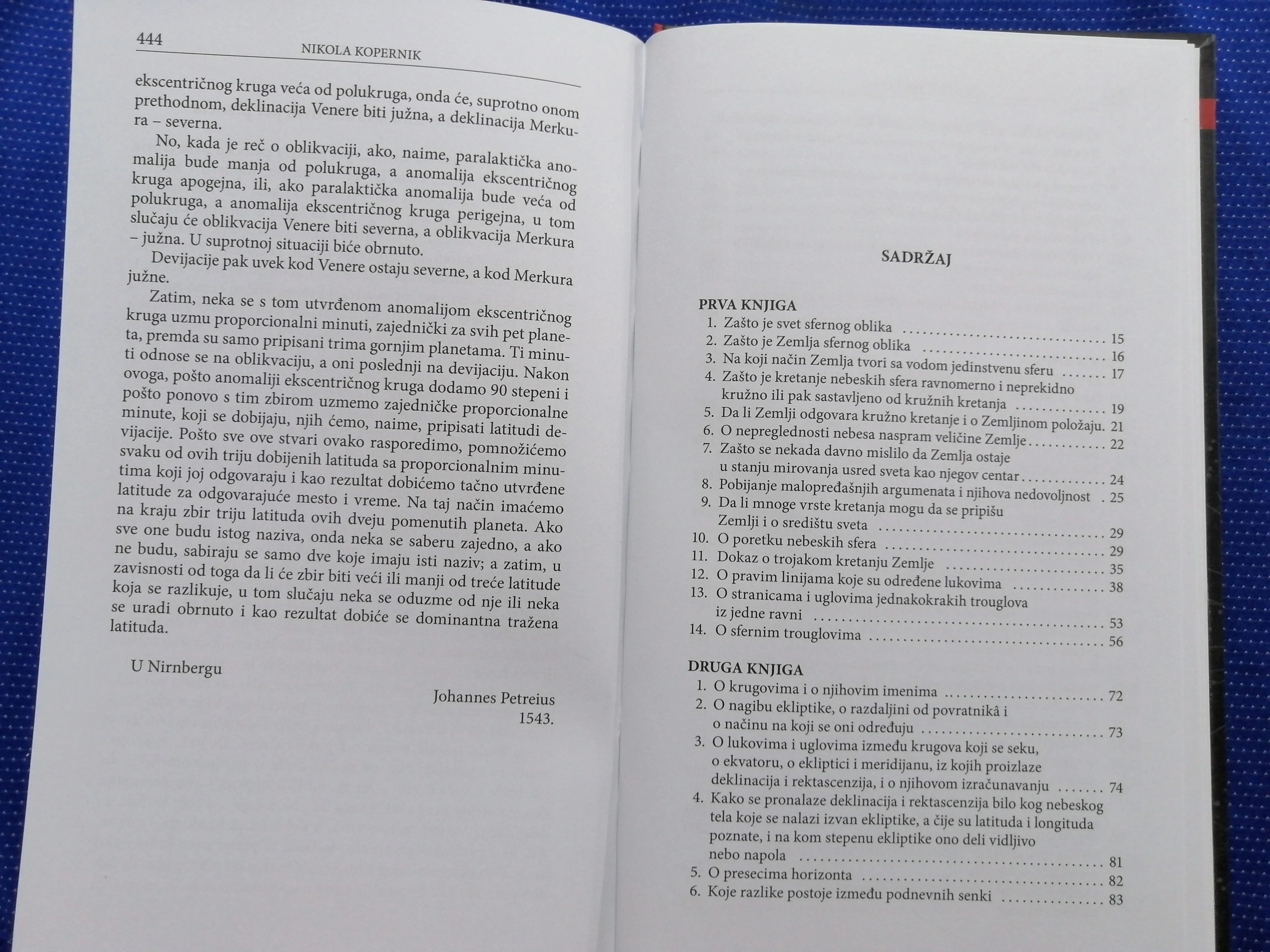 nikola kopernik – šest knjiga o kruženjima nebeskih sfera - slika 6