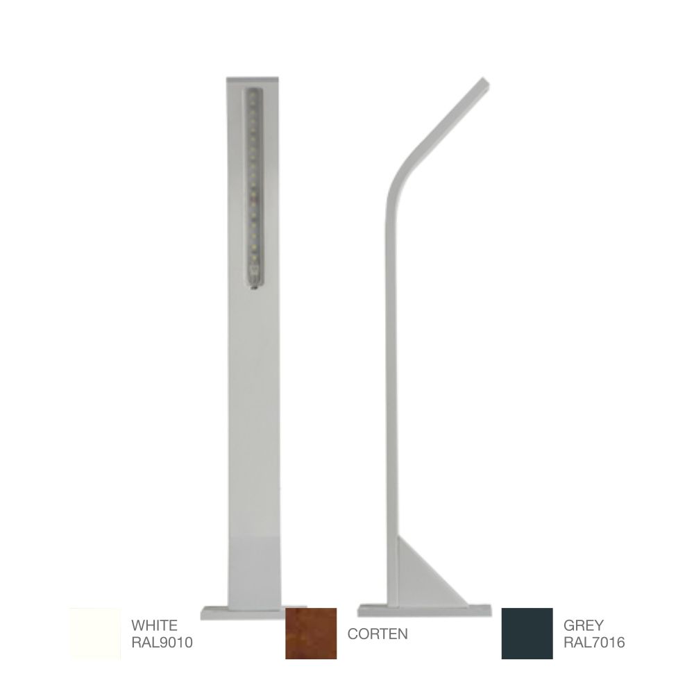 dvorišna led rasvjeta stik s (404mm) – svjetlo prema gore ili dolje - slika 2