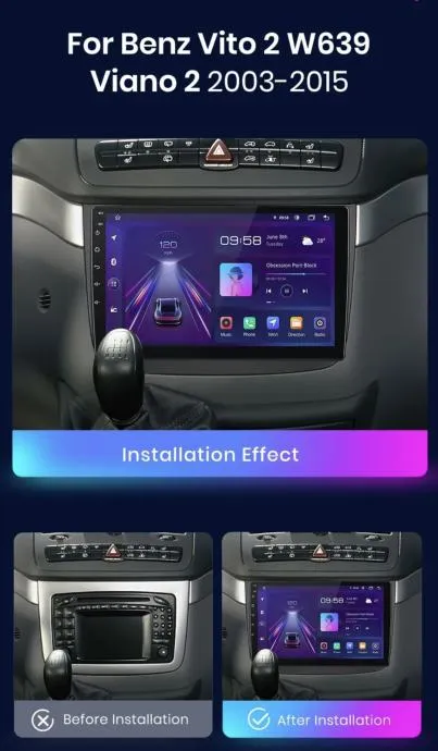 MERCEDES VITO VIANO W639 original multimedija Android navigacija GPS - Čakovec