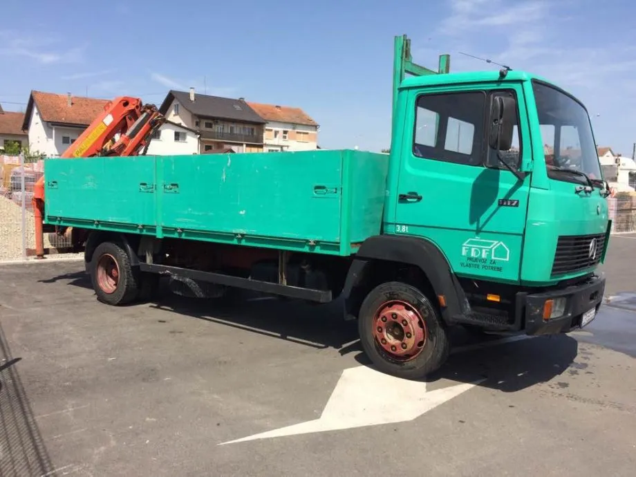 mercedes 1117 sanduk + kran palfinger pk 7000, 1988 god. - slika 3