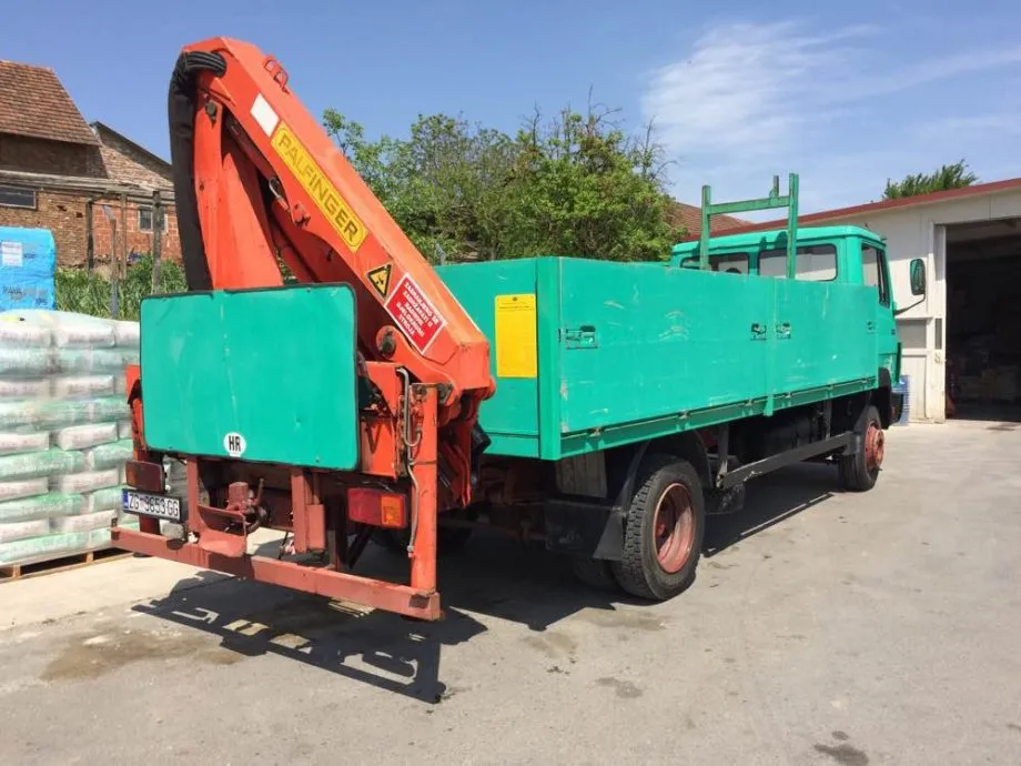 mercedes 1117 sanduk + kran palfinger pk 7000, 1988 god. - slika 4