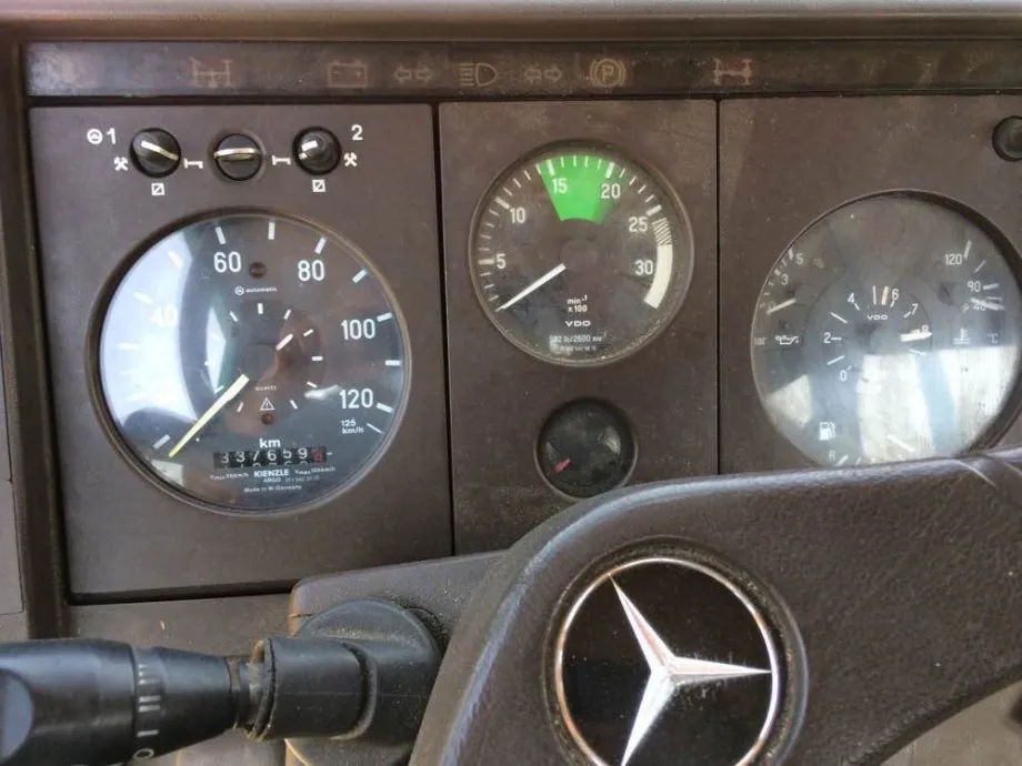 mercedes 1117 sanduk + kran palfinger pk 7000, 1988 god. - slika 14