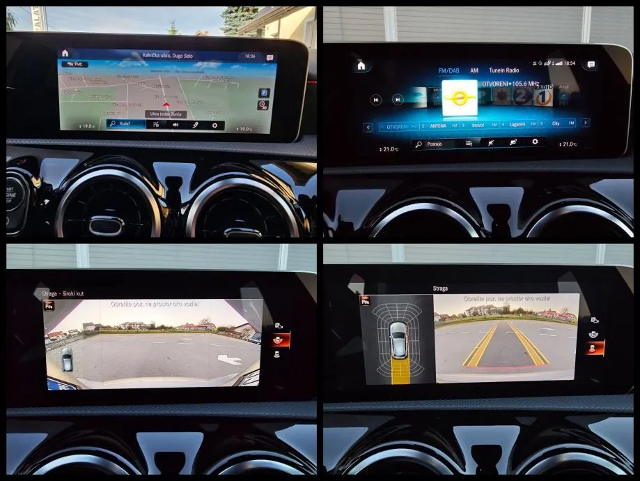 mercedes a 180d amg, autom, led, virtual, koža, kamera, alu 18, reg. - slika 14