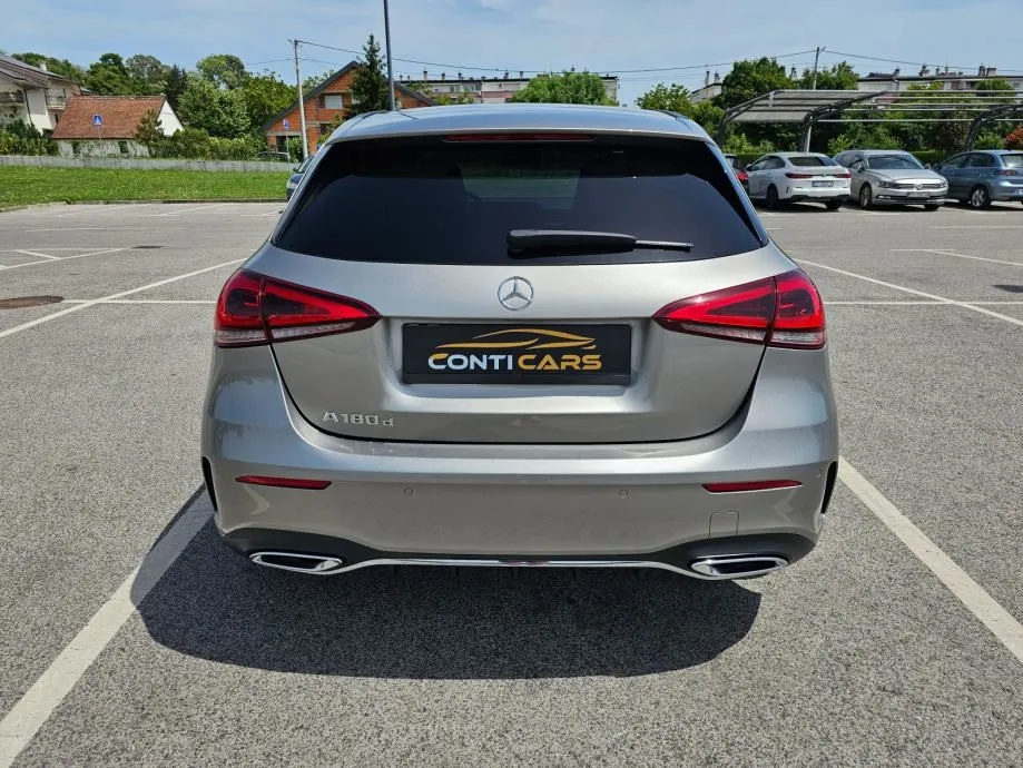mercedes a 180d amg, autom, led, virtual, koža, kamera, alu 18, reg. - slika 6