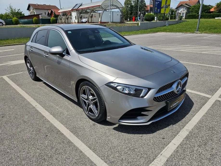 mercedes a 180d amg, autom, led, virtual, koža, kamera, alu 18, reg. - slika 3