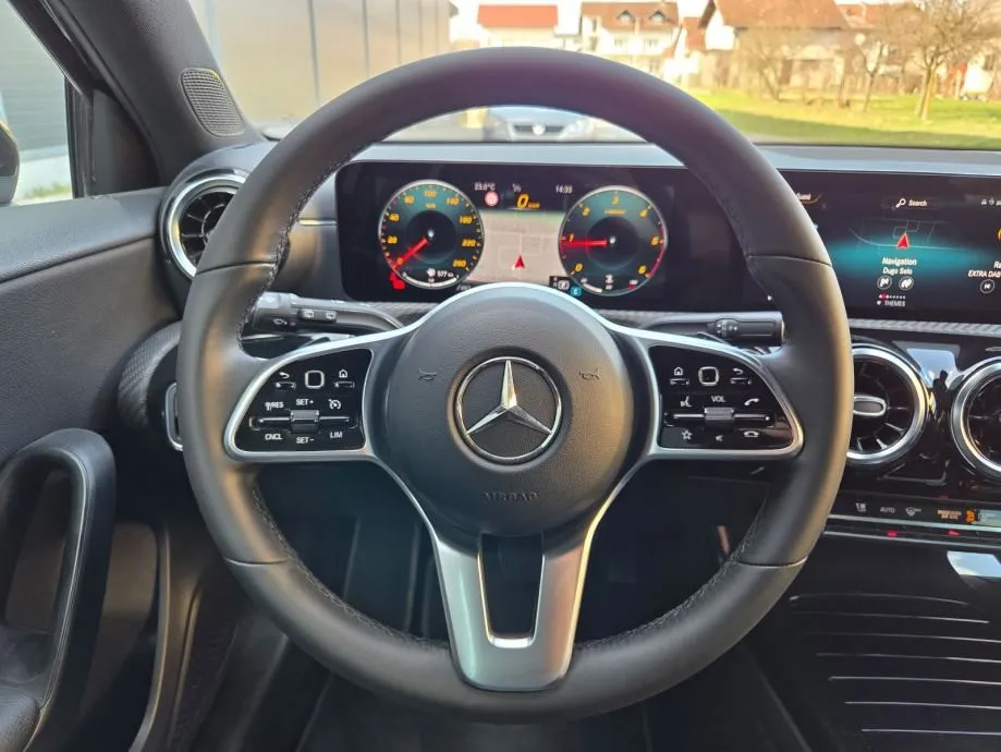 mercedes a 180d business, autom, led, virtual, koža, kamera, alu, reg. - slika 12