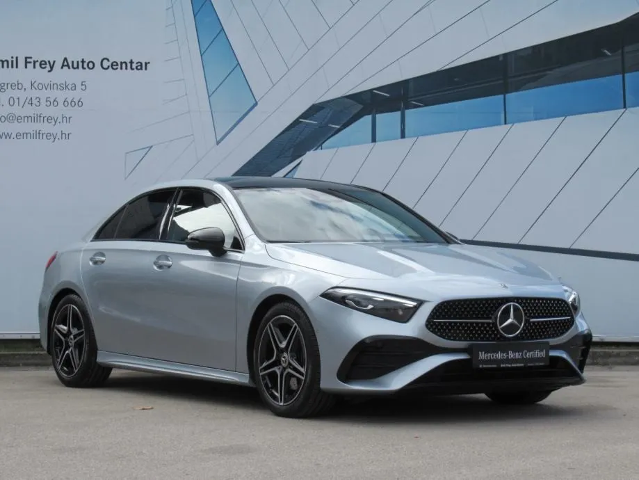 mercedes-benz a 220 d amg limuzina/night/panorama/multibeam/distronic - slika 4