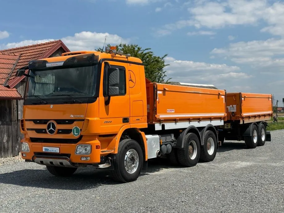 mercedes benz actros 2644 kiper + kiper prikolica, 2014 god. - slika 3