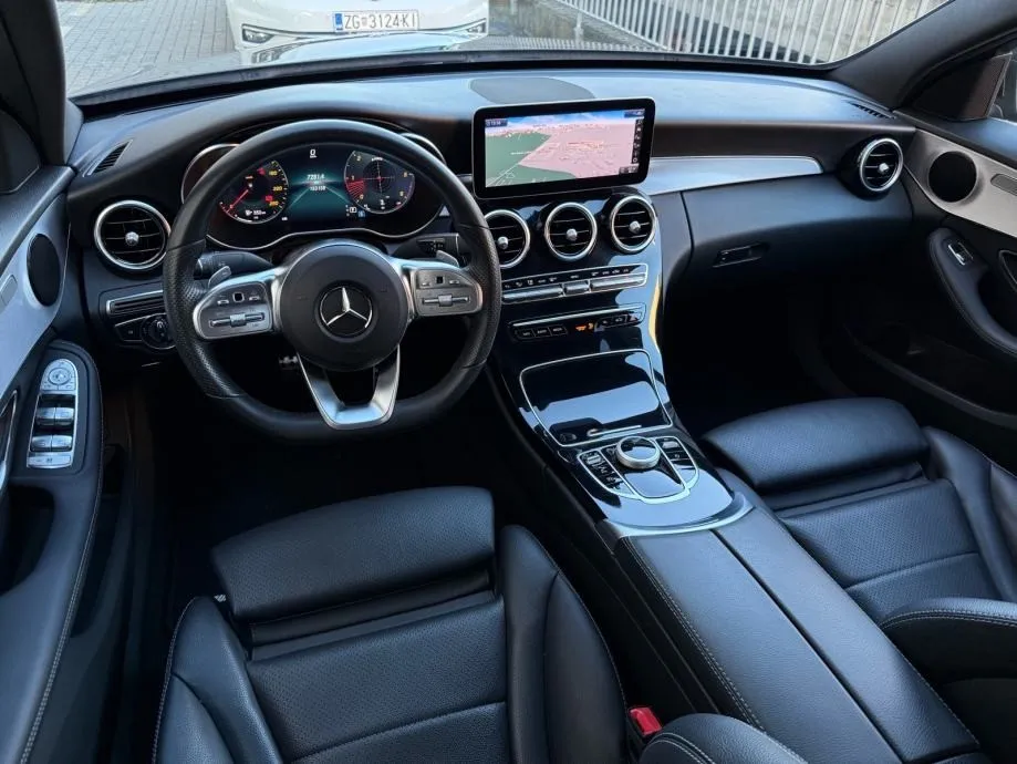 mercedes c180d automatik amg °virtual°navi°kamera°leasing bez učešća° - slika 6