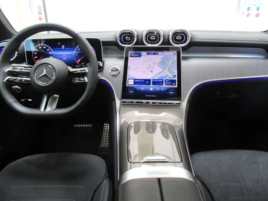 mercedes-benz glc 220 d 4m coupé amg/digital/pano/memory/360°/kuka/20" - slika 14