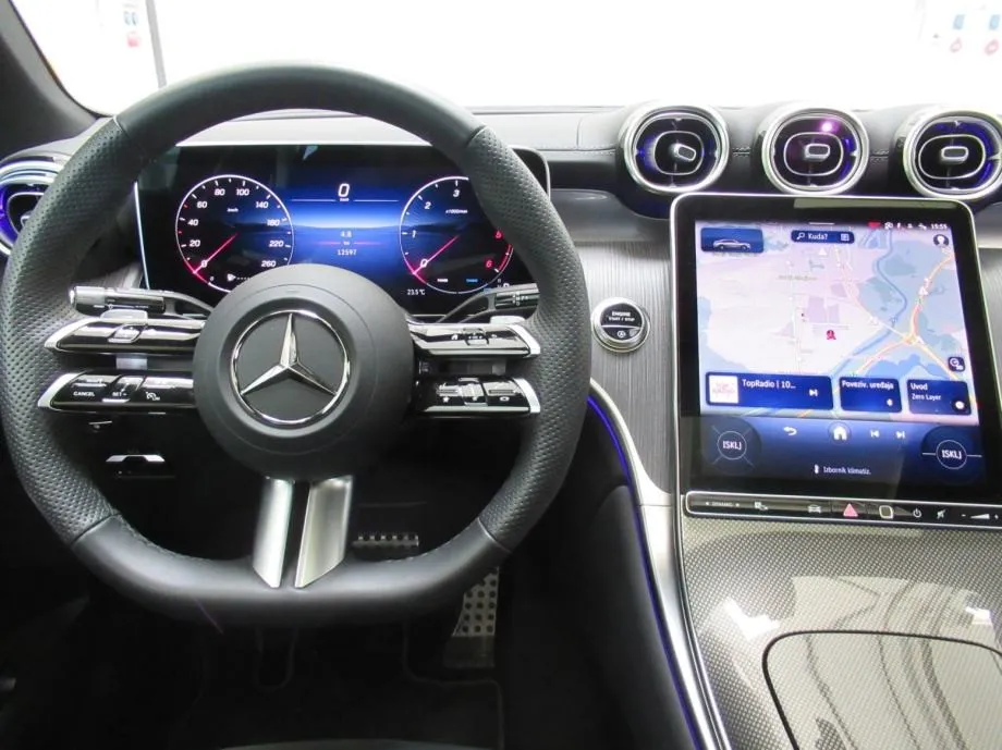 mercedes-benz glc 220 d 4m coupé amg/digital/pano/memory/360°/kuka/20" - slika 15