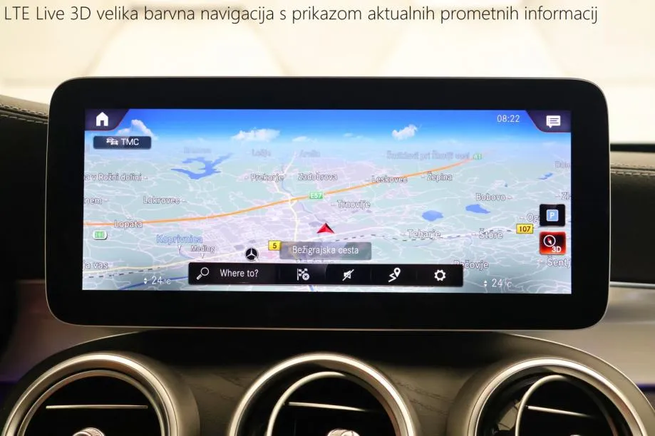 mercedes-benz glc coupe 220d 4-matic 9g-tronic amg line cockpit - slika 12