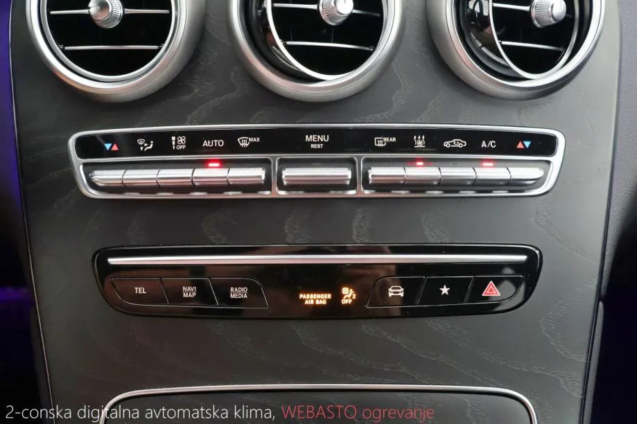 mercedes-benz glc coupe 220d 4-matic 9g-tronic amg line cockpit - slika 14