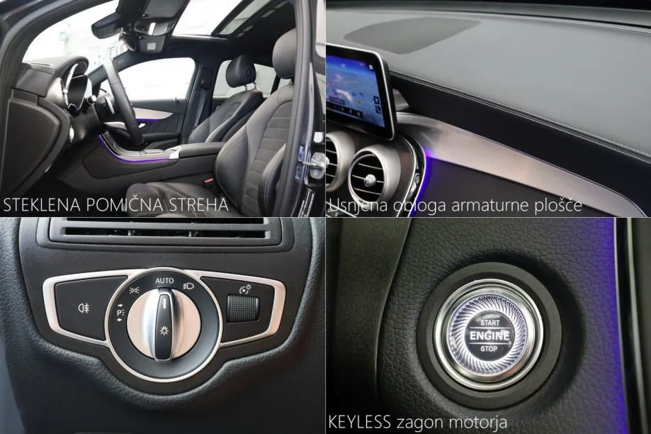 mercedes-benz glc coupe 220d 4-matic 9g-tronic amg line cockpit - slika 17