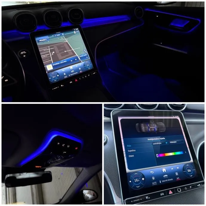 mercedes c220d automatik °widescreen°koža°kamera°leasing bez učešća - slika 19