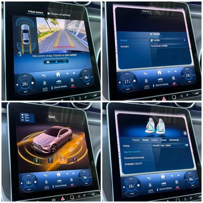 mercedes c220d automatik °widescreen°koža°kamera°leasing bez učešća - slika 17