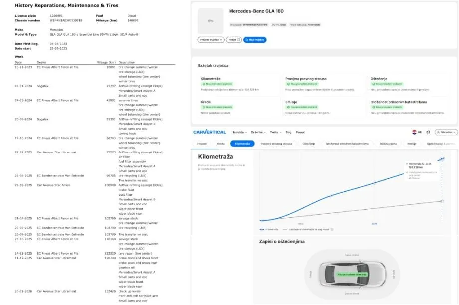 mercedes gla 180d 2.0 automatik business -f1,dab,kamera -novi model - slika 25