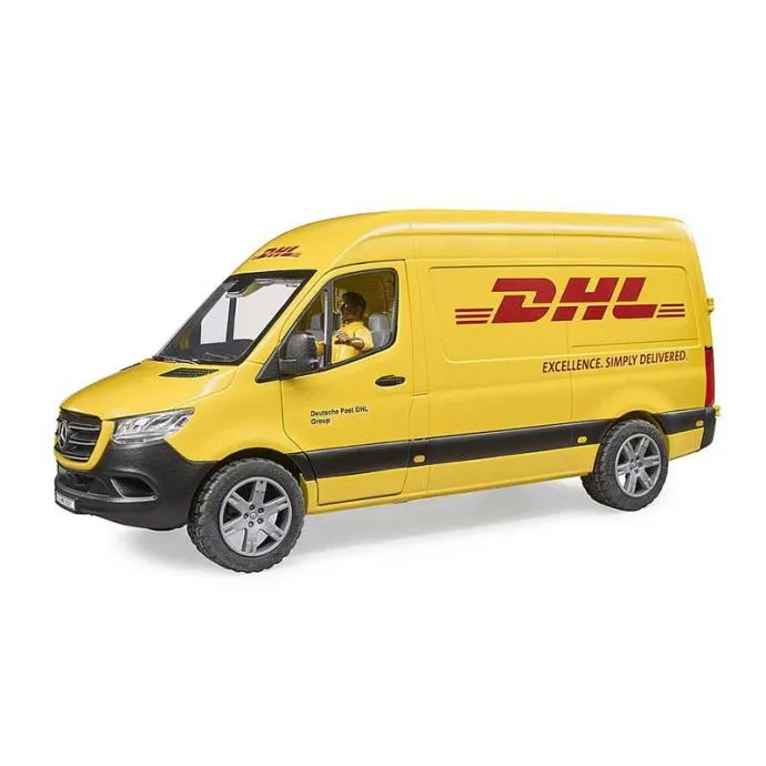 bruder mb sprinter dhl sa radnom opremom i figuricom - slika 4