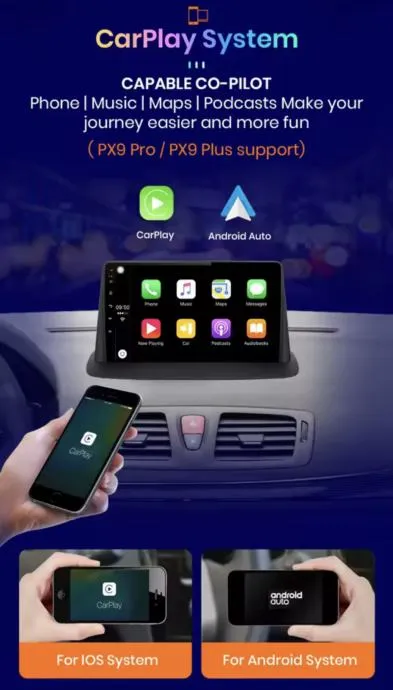 original android za renault megane 3 multimedija navigacija kamera gps - slika 2