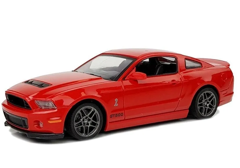 auto na daljinsko upravljanje ford shelby red 2.4 g - crveni - slika 2