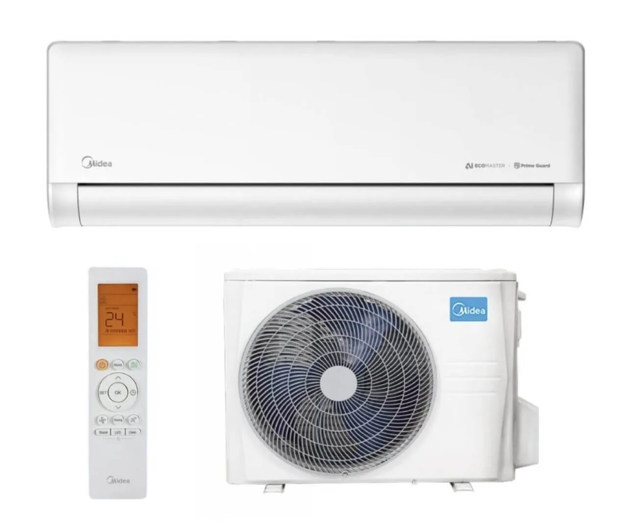 MIDEA KLIMA UREĐAJ 3,5kW EZ-12RD6-I/EZ-12RD6H-O - Koprivnica