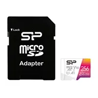 Memorija SD Micro Card, 256GB Silicon Power Elite 2, Class10, UHS-I U1, A1, V10 + adapter SD, SP256GBSTXBV1V20SP - Zagreb