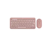 Tipkovnica i miš bežična Logitech Pebble 2 Bluetooth Keyboard Combo - TONAL ROSE - Zagreb