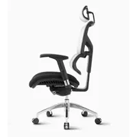 ergonomski uredski stolac smart 04 siva leđa/crno sjedalo boja - slika 1