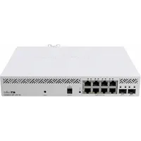 Mikrotik Cloud Smart Switch CSS610-8P-2S+IN, 8×G-LAN PoE-out, 802.3af/at, 2×SFP+ 10G, SwOS, desktop kučište, PSU - Zagreb
