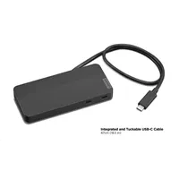 Docking Lenovo USB-C Dual Display Travel Dock 1x HDMI2.1, 1x DP1.4, 1x USB-A, 2x USB-C, 1x RJ45 65W PD, 40B90000WW - Zagreb
