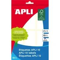 Naljepnica Apli 34x67mm za ručni ispis bijela 10L 1651 - Zagreb
