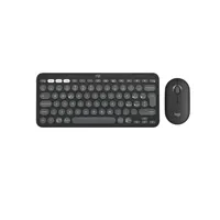Tipkovnica i miš bežična Logitech Pebble 2 Bluetooth Keyboard Combo - TONAL GRAPHITE - Zagreb