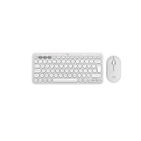Tipkovnica i miš Logitech Pebble 2 Bluetooth Keyboard Combo - TONAL WHITE - Zagreb